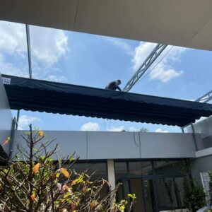 Thi công bạt kéo ngoài trời ở Thanh Hoá