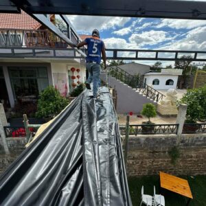 Thi công bạt kéo ngoài trời ở Thanh Hoá