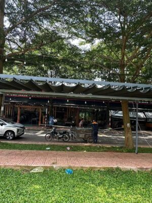 Bạt che nắng mưa sân vườn ngoài trời ở Thanh Hoá