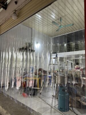 Lắp đặt rèm ngăn lạnh ở Triệu Sơn