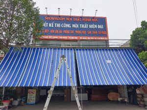 Bạt cuốn mái hiên ở Hoằng Hoá