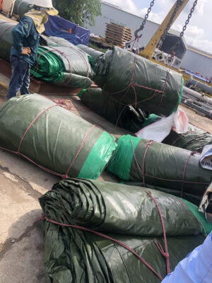 Bạt che tàu thuyền, xà lan, trùm hàng Thanh Hoá,