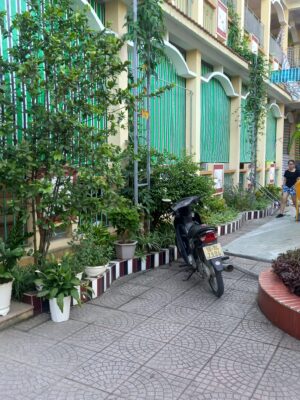 Bạt che nắng tự cuốn trường học ở Thanh Hoá