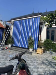 Lắp đặt bạt cuốn nhà dân ở Thanh Hoá