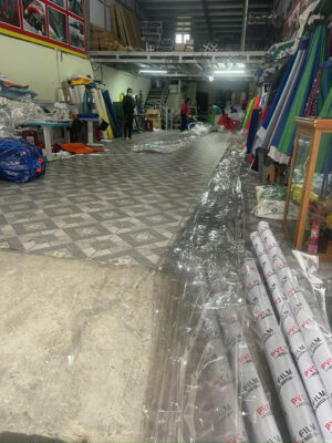 Bạt nhựa trong suốt che nắng mưa ở Thanh Hoá