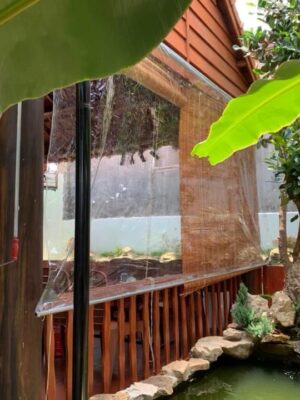 Bạt nhựa trong suốt che nắng mưa ở Thanh Hoá