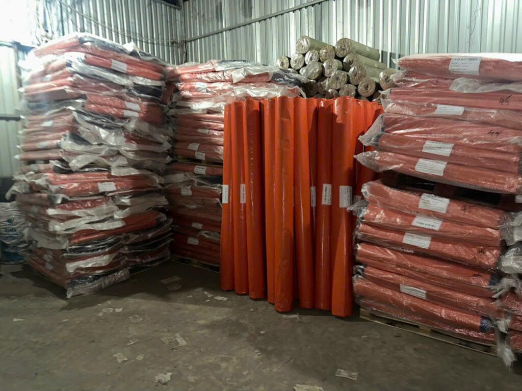 Xưởng may bạt xanh cam ở Thanh Hoá