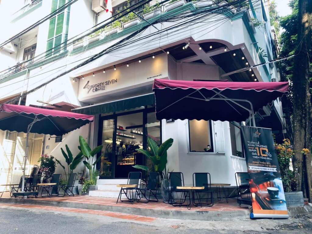 Bạt dù che nắng quán cafe ở Thanh Hoá Bạt dù che nắng quán cafe ở Thanh Hoá