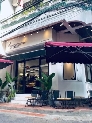 Bạt dù che nắng quán cafe ở Thanh Hoá