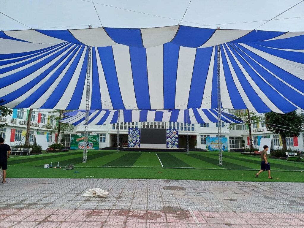 Dù elip che nắng sự kiện sân trường học tại Thanh Hoá Dù elip che nắng sự kiện sân trường học tại Thanh Hoá