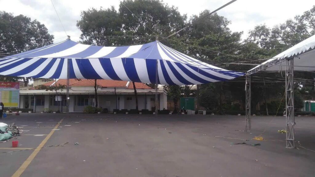 Dù elip che nắng sự kiện sân trường học tại Thanh Hoá Dù elip che nắng sự kiện sân trường học tại Thanh Hoá