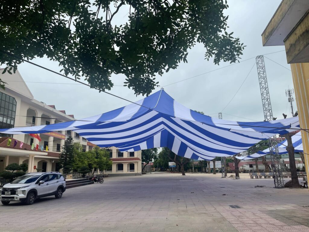 Hệ dù treo cáp (Dù không trụ) Hệ dù treo cáp (Dù không trụ)