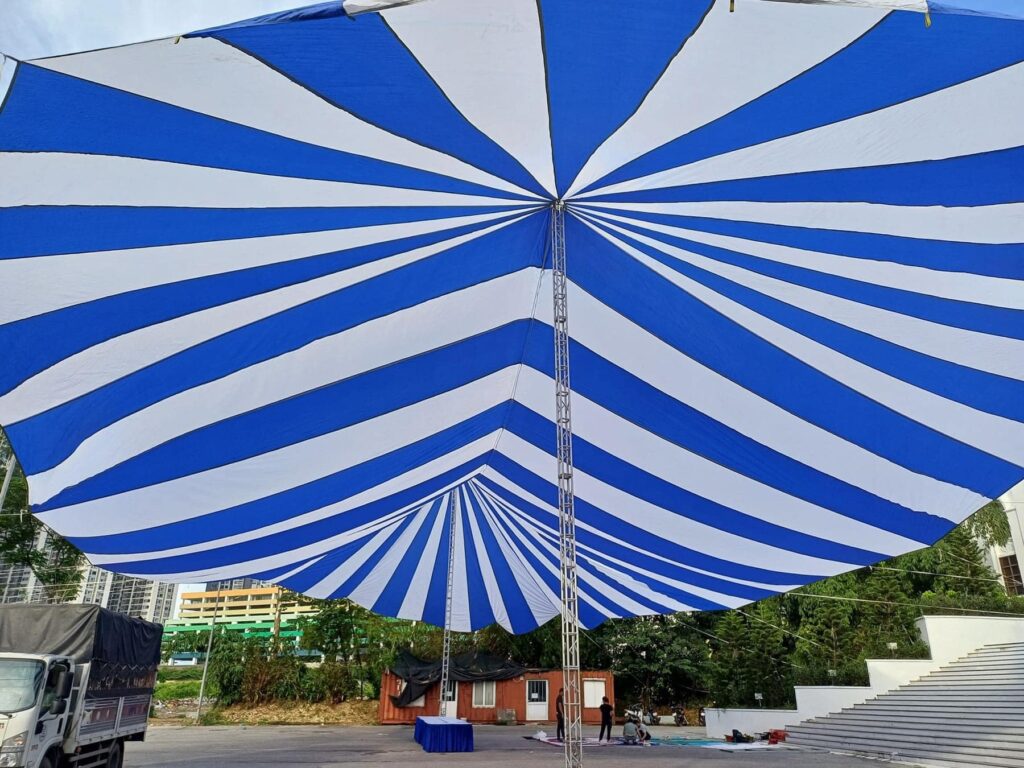 Dù che nắng sự kiện sân trường học ngoài trời ở Thanh Hoá Dù che nắng sự kiện sân trường học ngoài trời ở Thanh Hoá