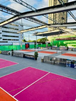 Mái bạt che nắng sân Pickleball Thanh Hoá