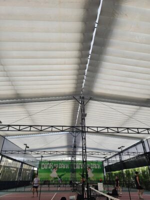 Mái bạt che nắng sân Pickleball Thanh Hoá