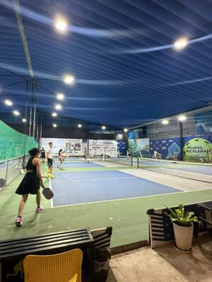 Mái bạt che nắng sân Pickleball Thanh Hoá