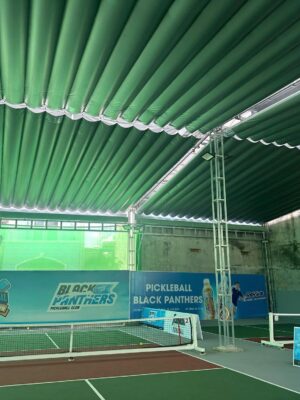 Mái bạt che nắng sân Pickleball Thanh Hoá