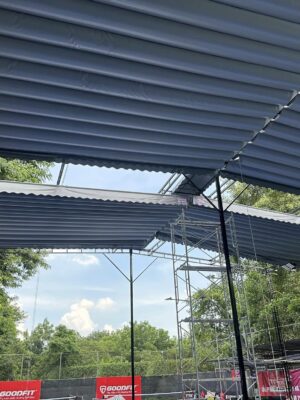 Mái bạt che nắng sân Pickleball Thanh Hoá