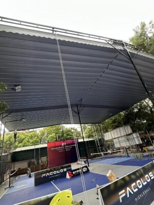 Mái bạt che nắng sân Pickleball Thanh Hoá