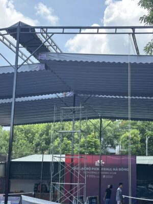 Mái bạt che nắng sân Pickleball Thanh Hoá