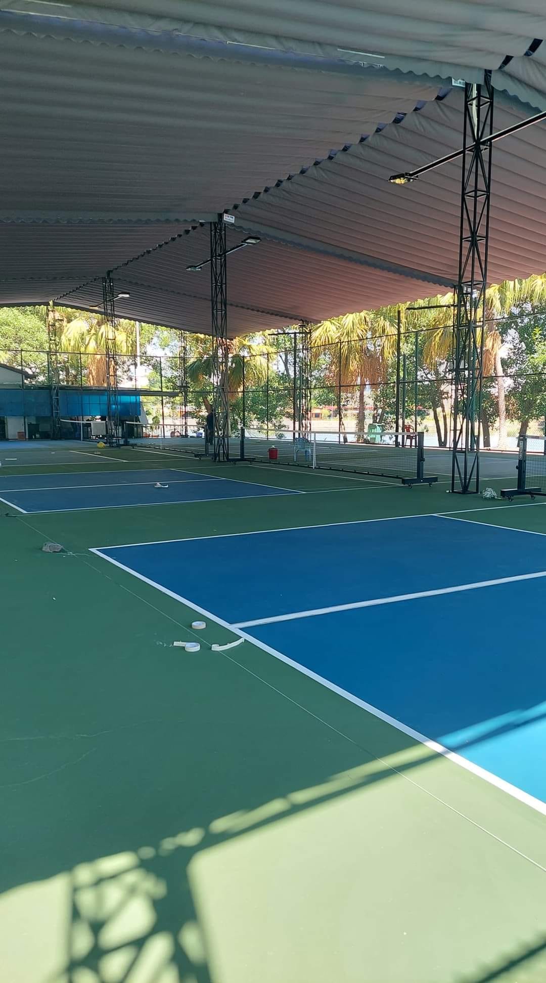 Mái bạt che nắng sân Pickleball Thanh Hoá Mái bạt che nắng sân Pickleball Thanh Hoá