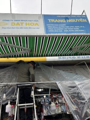 Bạt che nắng mưa tay quay ở Hoằng Hoá