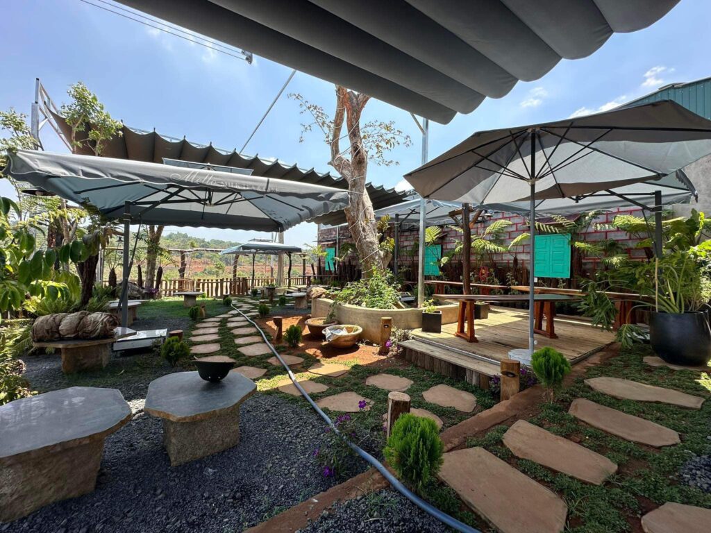 Bạt che nắng quán cafe, nhà hàng ngoài trời ở Thanh Hoá Bạt che nắng quán cafe, nhà hàng ngoài trời ở Thanh Hoá