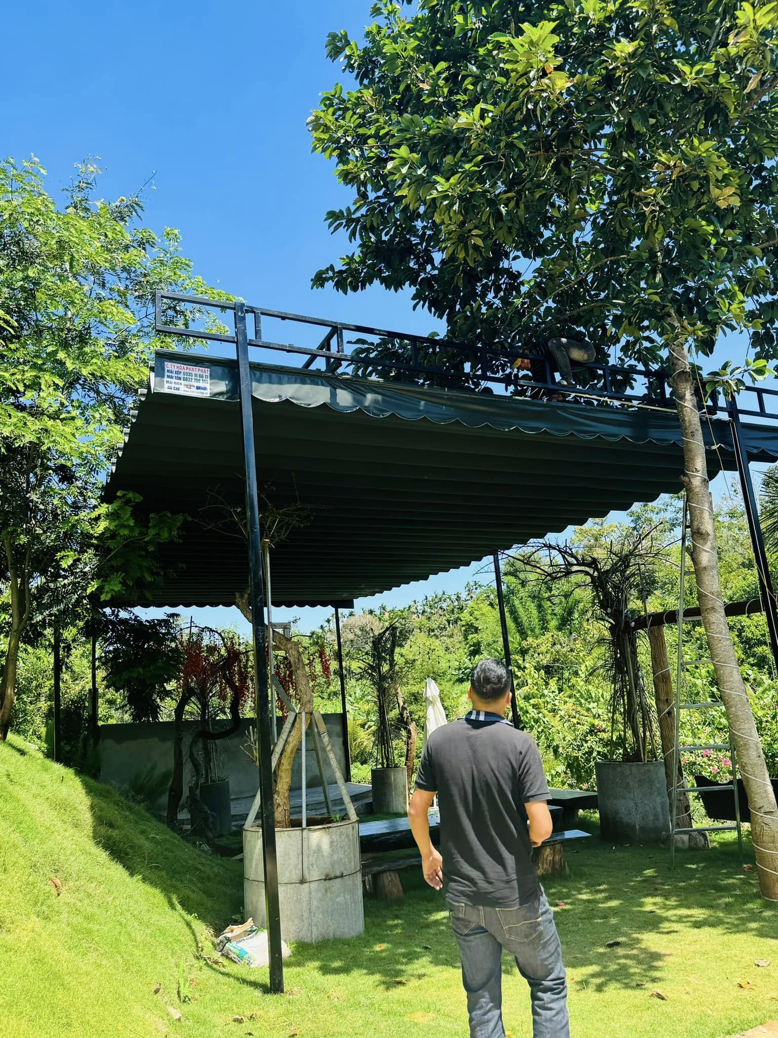 Bạt che nắng quán cafe ở Thanh Hoá Bạt che nắng quán cafe ở Thanh Hoá