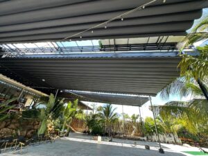 Bạt che nắng quán cafe ở Bỉm Sơn