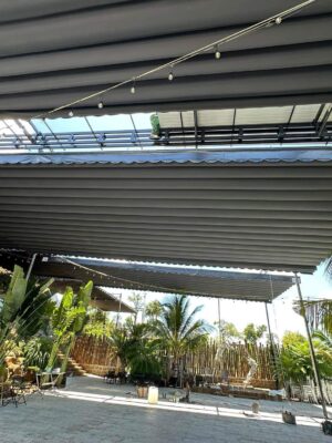 Bạt mái xếp lượn sóng ở Nông Cống