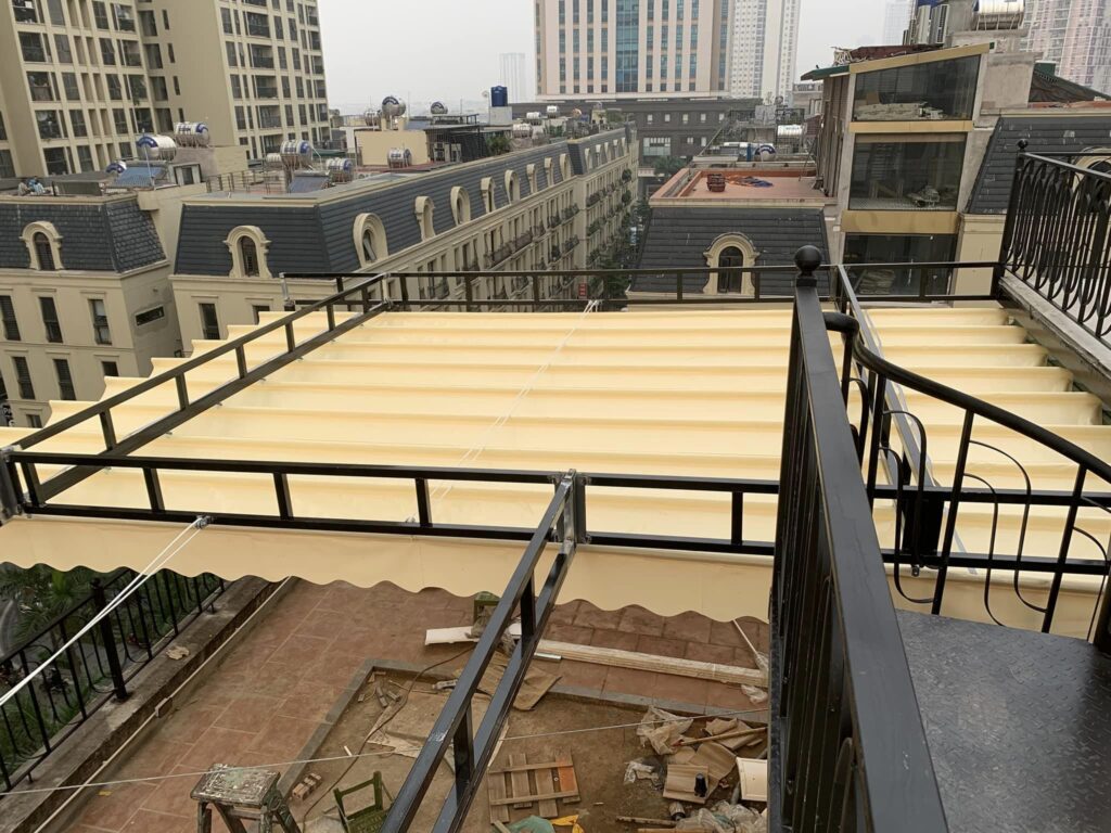 Bạt xếp lượn sóng sân thượng ở Thanh Hoá Bạt xếp lượn sóng sân thượng ở Thanh Hoá