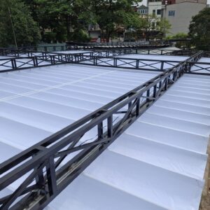 Bạt mái xếp lượn sóng tại Thanh Hoá