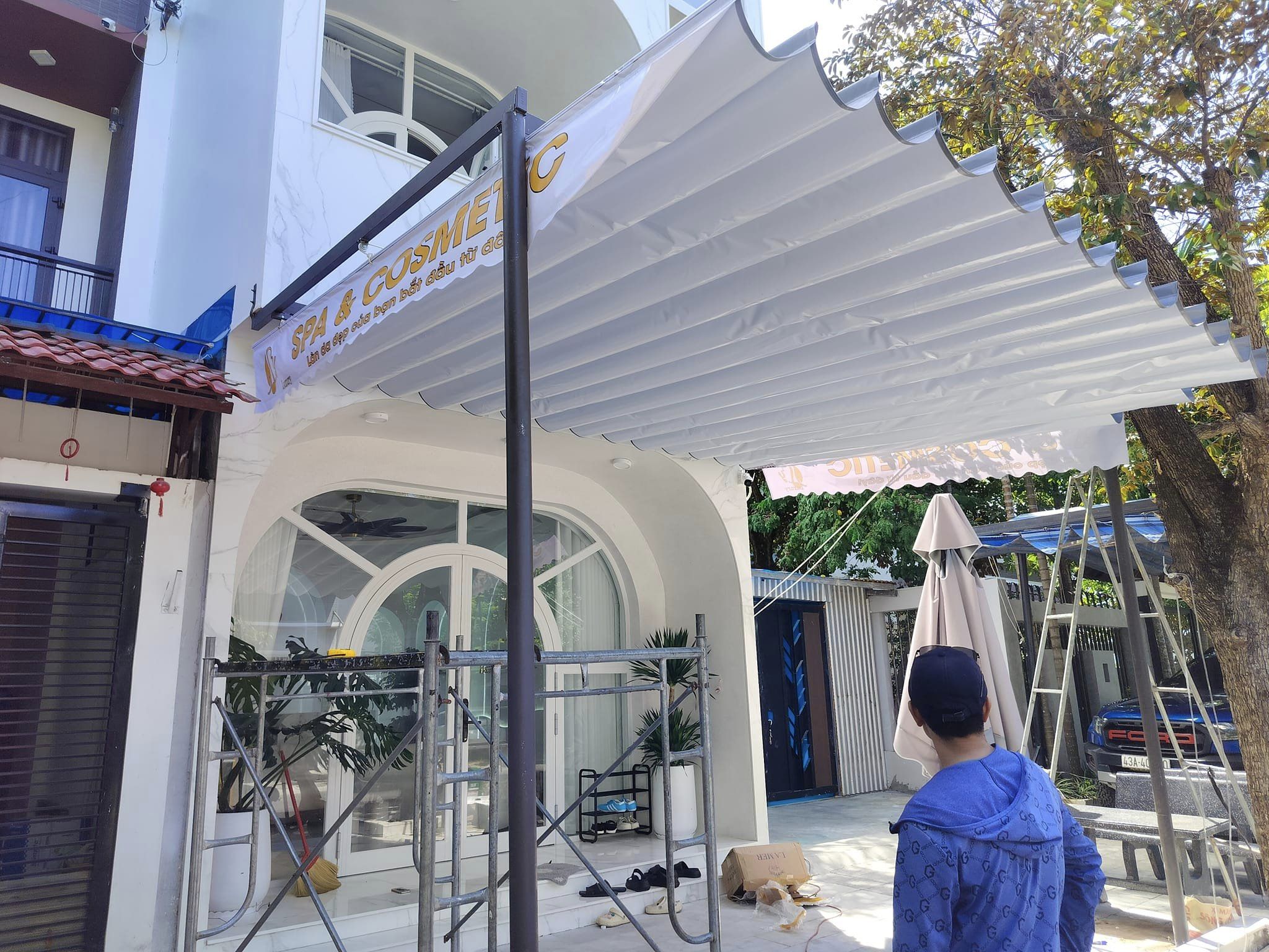 Bạt mái xếp lượn sóng tại Thanh Hoá Bạt mái xếp lượn sóng tại Thanh Hoá