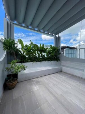 Bạt kéo ngoài trời sân thượng ở Thanh Hoá