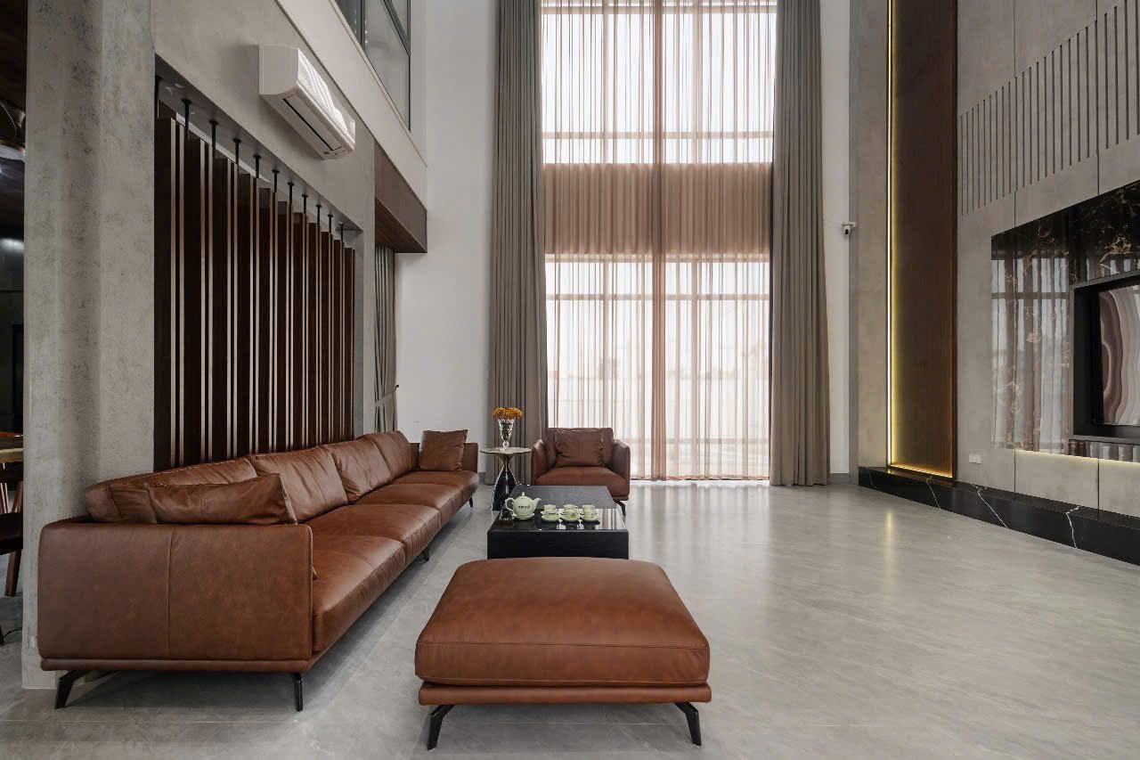 Rèm che cửa phòng khách thông tầng Thanh Hoá Rèm che cửa phòng khách thông tầng Thanh Hoá