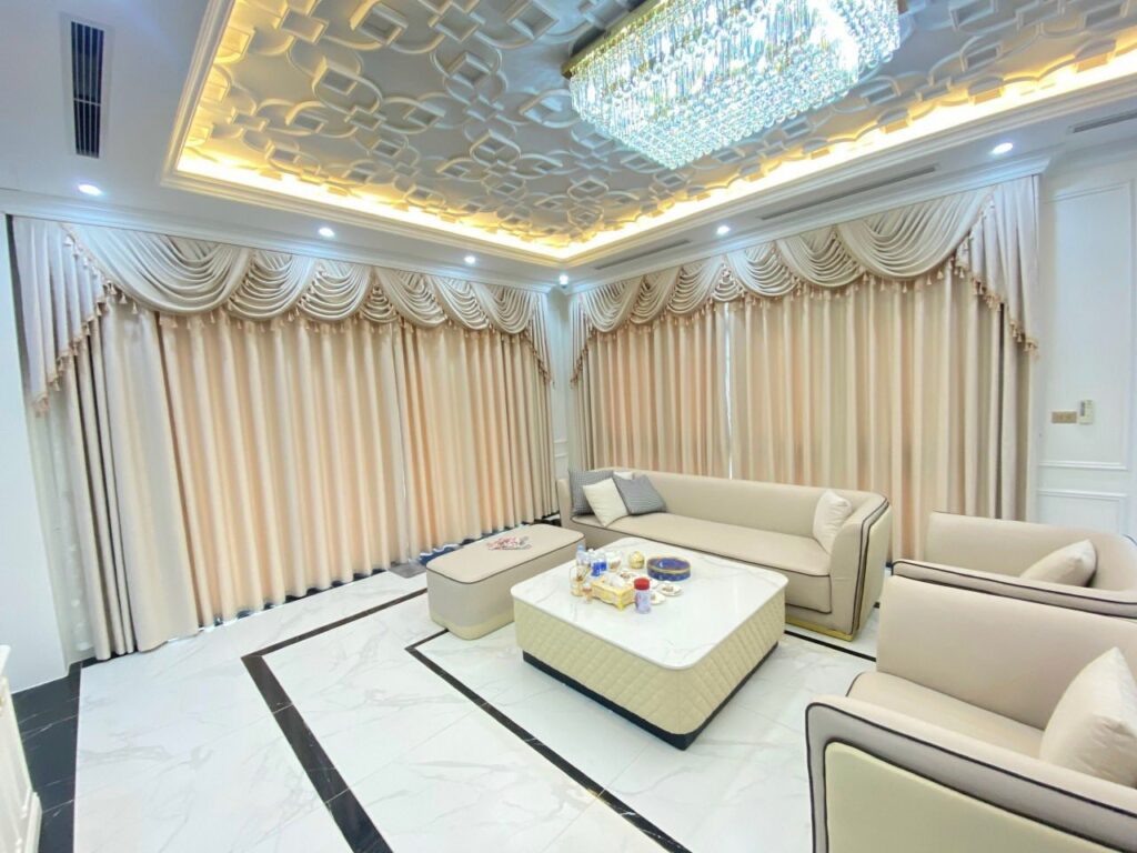 Rèm che cửa phòng khách tân cổ điển ở Thanh Hoá Rèm che cửa phòng khách tân cổ điển ở Thanh Hoá