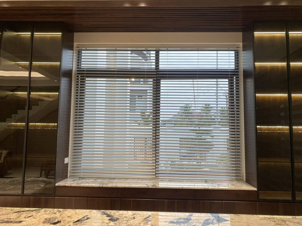 Rèm sáo nhôm phòng khách Thanh Hoá Rèm sáo nhôm phòng khách Thanh Hoá