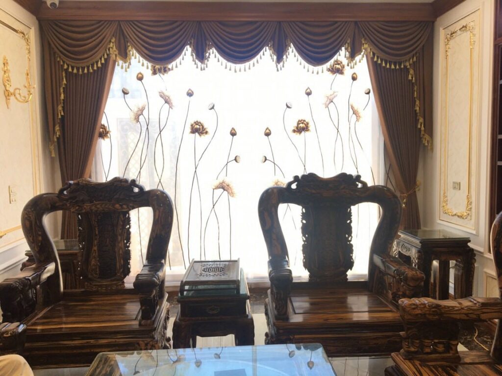 Rèm che cửa phòng khách tân cổ điển ở Thanh Hoá Rèm che cửa phòng khách tân cổ điển ở Thanh Hoá