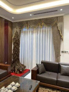 Rèm che cửa phòng khách tân cổ điển ở Thanh Hoá Rèm che cửa phòng khách tân cổ điển ở Thanh Hoá