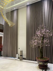 Rèm che cửa phòng khách thông tầng Thanh Hoá Rèm che cửa phòng khách thông tầng Thanh Hoá