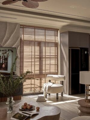 Rèm sáo gỗ thanh Hoá phòng khách