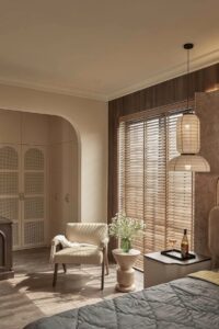 Rèm sáo gỗ thanh Hoá phòng khách