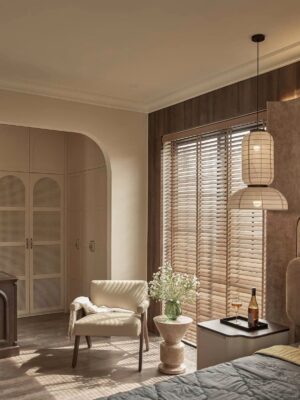 Rèm sáo gỗ thanh Hoá phòng khách