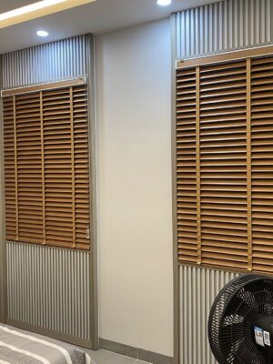 Rèm sáo gỗ che cửa sổ ở Thanh Hoá