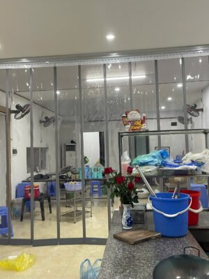 Rèm nhựa PVC ngặn lạnh điều hoà ở Bỉm Sơn