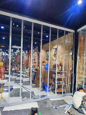 Rèm nhựa ngăn lạnh ở Sầm Sơn