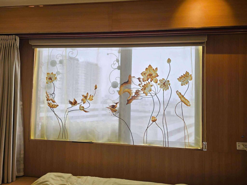 Rèm thêu ở Thanh hoá