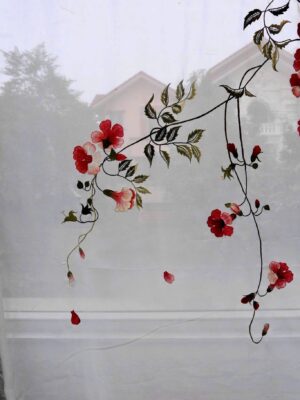 Rèm thêu họa tiết Tân cổ điển tại Thanh Hoá