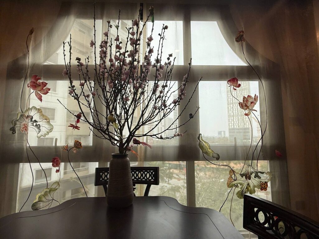 Rèm thêu ở Thanh hoá