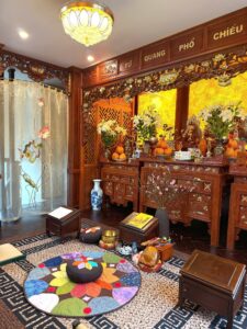 Rèm thêu ở Thanh hoá